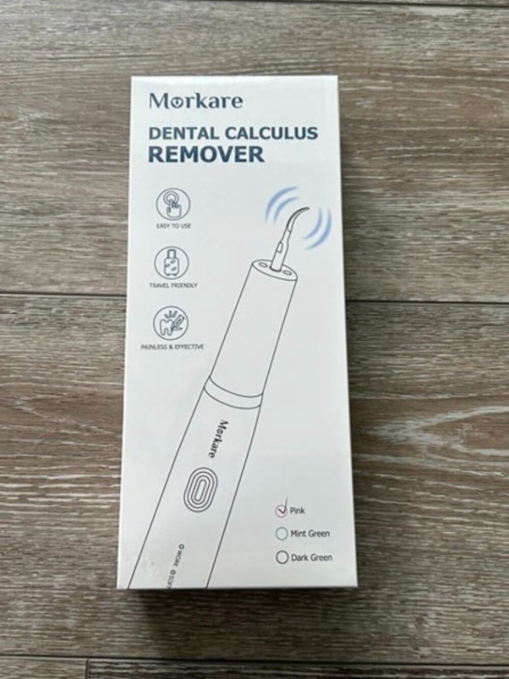 NWT Morkare Dental Calculus Plaque Tartar Remover Kit w 4 Replacement Heads